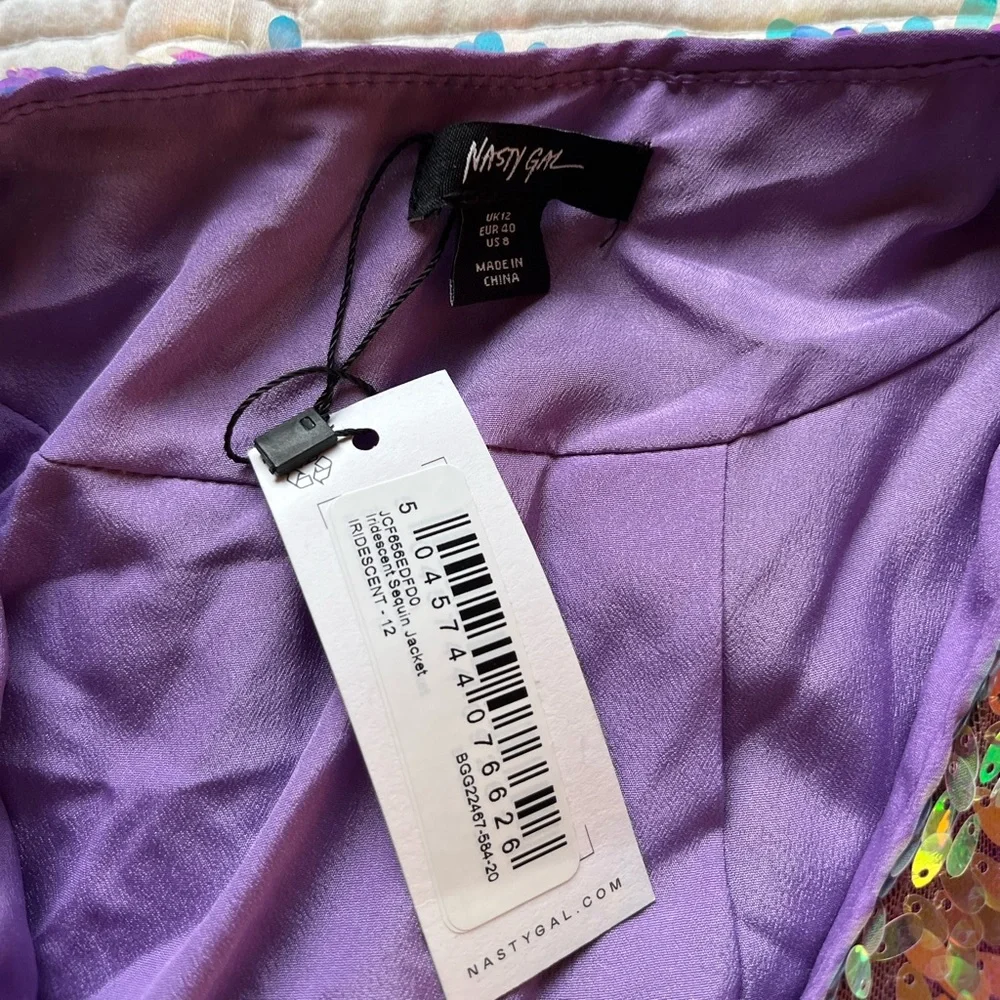 Iridescent Sequin Jacket - Picture 6 of 6